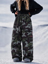 Women's Utility Techline Durable Stretch Cargo Baggy Freestyle Fit Snowboard Pants