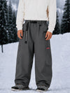Men's Utility Techline Durable Stretch Cargo Baggy Freestyle Fit Snowboard Pants