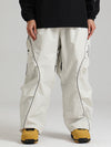 Women's Gsou Snow Luminous Edge Reflective Cargo Baggy Snow Pants