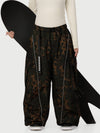 Women's Wild Motion Reflective Cargo Pockets Extra Baggy Snowboard Pants