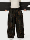 Women's Wild Motion Reflective Cargo Pockets Extra Baggy Snowboard Pants
