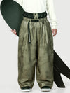 Men's Urban Vibe Workwear-Inspired Rivet-Trim Wide Fit OG Baggy Snowboard Pants