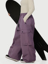 Women's Wild Motion Reflective Cargo Pockets Extra Baggy Snowboard Pants