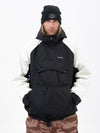 Men's Mountain Freestyle Cargo Pocket Bomber Camo Snowboard Jacket
