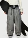 Men's Urban Vibe Workwear-Inspired Rivet-Trim Wide Fit OG Baggy Snowboard Pants