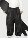 Men's Wild Motion Reflective Cargo Pockets Extra Baggy Snowboard Pants