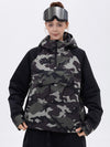Women's Mountain Freestyle Cargo Pocket Bomber Camo Snowboard Jacket