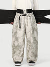 Men's Urban Vibe Workwear-Inspired Rivet-Trim Wide Fit OG Baggy Snowboard Pants