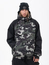 Men's Mountain Freestyle Cargo Pocket Bomber Camo Snowboard Jacket