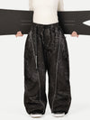 Women's Wild Motion Reflective Cargo Pockets Extra Baggy Snowboard Pants