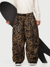 Men's Wild Motion Reflective Cargo Pockets Extra Baggy Snowboard Pants
