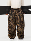 Men's Wild Motion Reflective Cargo Pockets Extra Baggy Snowboard Pants