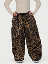 Women's Wild Motion Reflective Cargo Pockets Extra Baggy Snowboard Pants