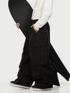 Men's Wild Motion Reflective Cargo Pockets Extra Baggy Snowboard Pants