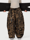Women's Wild Motion Reflective Cargo Pockets Extra Baggy Snowboard Pants