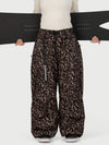 Women's Wild Motion Reflective Cargo Pockets Extra Baggy Snowboard Pants