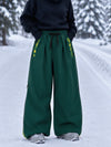 Women's Hyper Flux Graffiti Panel Side Zip Extra Baggy Snowboard Pants