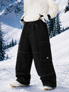 Men's Utility Wild Soul Crew Heavy Stitch Cargo Baggy Fit Snowboard Pants