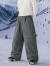 Men's UrbanCraft Workwear Baggy Snow Pants with Enhanced Knee Mobility Design