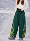 Women's Hyper Flux Graffiti Panel Reflective Line Jogger Baggy Snowboard Pants