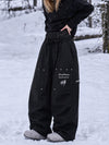Women's Camden Punk Rivet Street Utility Cargo Snowboard Pants – Baggy Freestyle Fit