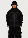 Women's UrbanCraft Street Utility Freestyle Snowboard Jacket – Reflective Hood & Workwear Style