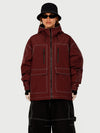 Women's UrbanCraft Street Utility Freestyle Snowboard Jacket – Reflective Hood & Workwear Style