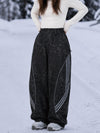 Women's Nightline Reflective Curve Park Rider Baggy Snowing Pants
