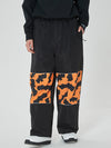 Women's Swaggy Knee Reflective Graphic Panel Cargo Snow Pants