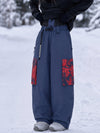 Women's Park Rider Hyper Flux Urban Graffiti Cargo Freestyle Baggy Snowboard Pants