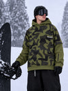 Men's Park Rider 2-in-1 Layered Freestyle Snow Hoodie with Contrast Sleeves