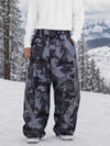 Men's Nightline Reflective Curve Park Baggy Snowboarding Pants