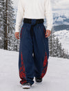 Men's Hyper Flux Graffiti Panel Reflective Jogger Baggy Snowboard Pants
