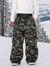 Men's Utility Cargo Baggy Snow Pants – Multi Pocket Street Belt Design