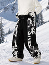 Men's Reflective Wild Motion Colorblock Extra Baggy Snowboard Pants