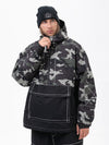 Men's All Season Mountain Vibe Streetstorm Pullover Camo Snowboard Jacket