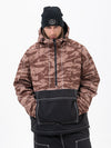Men's All Season Mountain Vibe Streetstorm Pullover Camo Snowboard Jacket