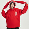 Women's Bunny Rabbit Baggy Snow Hoodie - Long Ears Decoration
