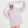 Women's Bunny Rabbit Baggy Snow Hoodie - Long Ears Decoration
