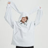 Women's Bunny Rabbit Baggy Snow Hoodie - Long Ears Decoration