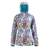 Women's SMN Mountain Aventure Fashion Print Waterproof Snowboard Jacket
