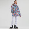 Women's SMN Winter Forest Two Piece Snowsuits Snow Jacket & Pants Set