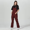 High Experience New Fashion Unisex Snowboard Pants Red Ski Bib Pants