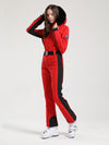 Women's Gsou Snow Classic Faux-Fur Trim Flare Dawn Ski Suit