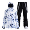 Women's SMN Winter Forest Two Piece Snowsuits Snow Jacket & Pants Set