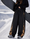 Women's Hyper Flux Jogger Baggy Snowboard Pants with Graffiti Panel & Reflective Line