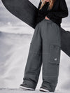Women's Utility Wild Soul Crew Heavy Stitch Cargo Baggy Fit Snowboard Pants