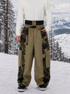 Men's Reflective Wild Motion Colorblock Extra Baggy Snowboard Pants