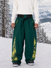 Men's Hyper Flux Graffiti Panel Reflective Jogger Baggy Snowboard Pants
