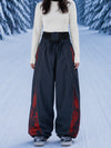 Women's Hyper Flux Graffiti Panel Reflective Line Jogger Baggy Snowboard Pants
